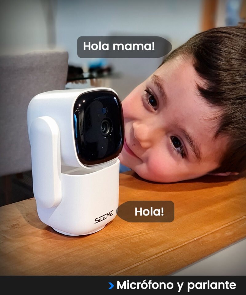 microfono y parlante camara wifi